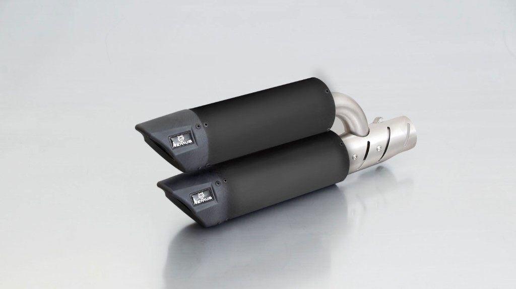 For Vespa - REMUS レムス RSC Dual Flow スリップオンマフラー ヒートガード付 GTS 125 ie Super 250 300 GTV Vespa ベスパ マフラー
