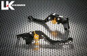 U-KANAYA ユーカナヤ GPタイプ アルミビレットレバーセット ジクサー150 ジクサー250 ジクサーSF250 SUZUKI スズキ ブレーキ・クラッチレバーセット ハンドル周辺パーツ ハンドル レバーカラー:ブラック / アジャスターカラー:チタンカラー
