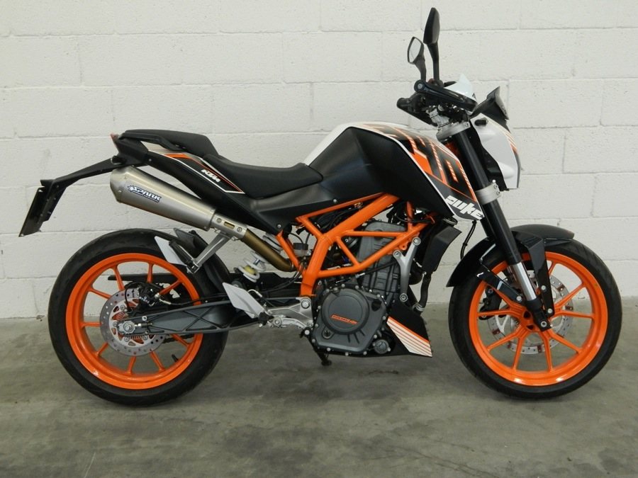 SPARK EXHAUST スパーク マフラー MEGAPHONE スリップオンマフラー ハイマウント仕様 DUKE 390 KTM
