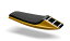 C-RACER シーレーサー 汎用フラットトラッカーシート ステッチタイプ：SQUARE：スクエア / ステッチカラー：Yellow：イエロー / 生地の仕様：Dark Brown：ダークブラウン