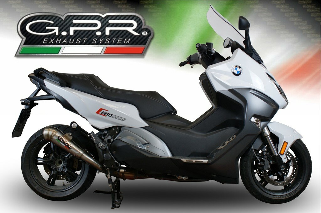 GPR ジーピーアール HOMOLOGATED スリップオンマフラー C 650 SPORT BMW マフラー