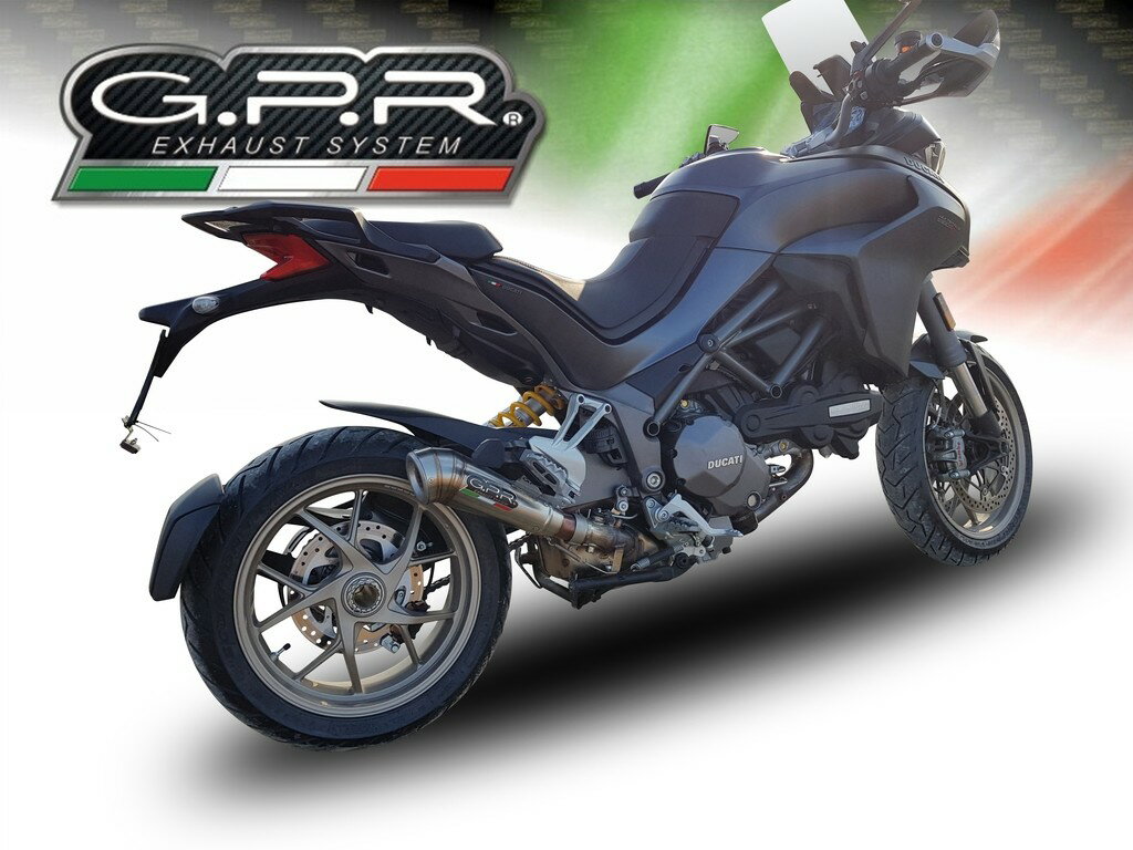 GPR ジーピーアール HOMOLOGATED スリップオンマフラー MULTISTRADA 1260 DUCATI ドゥカティ マフラー