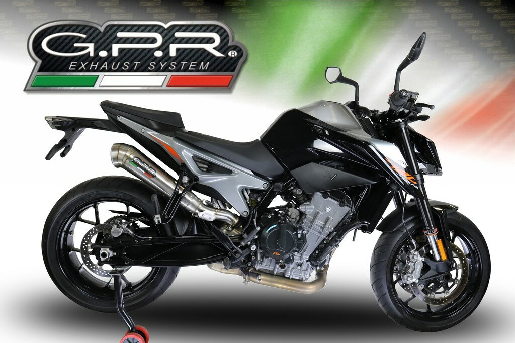 GPR ジーピーアール HOMOLOGATED スリップオンマフラー DUKE 790 KTM マフラー