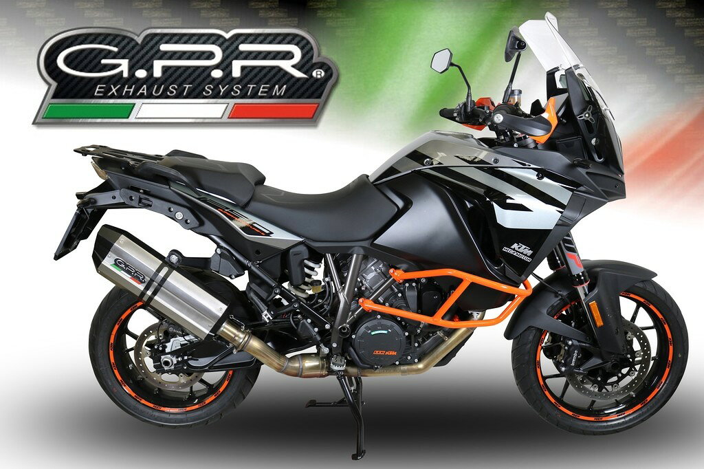 GPR ジーピーアール HOMOLOGATED スリップオンマフラー LC 8 1290 SUPER ADV KTM マフラー