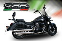 GPR ジーピーアール FULL HOMOLOGATED CATALIZED AND PAIR CAN INTRUDER 1500 SUZUKI スズキ フルエ...