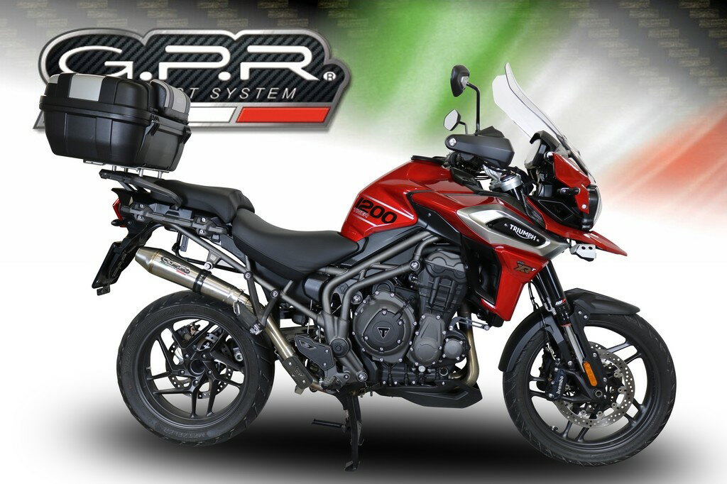 GPR ジーピーアール HOMOLOGATED スリップオンマフラー TIGER 1200 explorer TRIUMPH トライアンフ マフラー