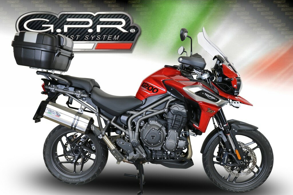 GPR ジーピーアール HOMOLOGATED スリップオンマフラー TIGER 1200 explorer TRIUMPH トライアンフ マフラー