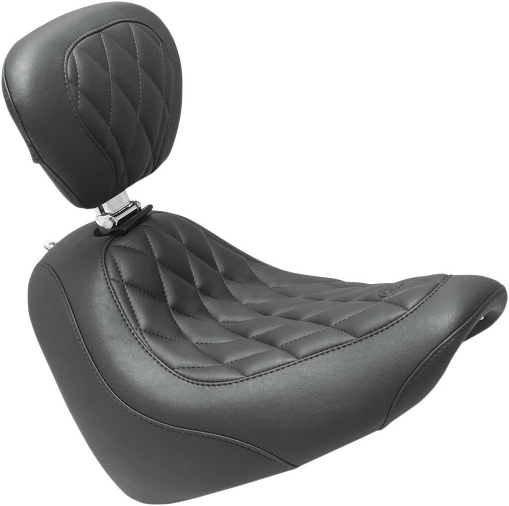 MUSTANG マスタング SEAT SOLO DBR WDTRPR DIAM [0802-1194] Softail Fat Bob FXFB HARLEY-DAVIDSON ハーレーダビッドソン シート シート関連 外装
