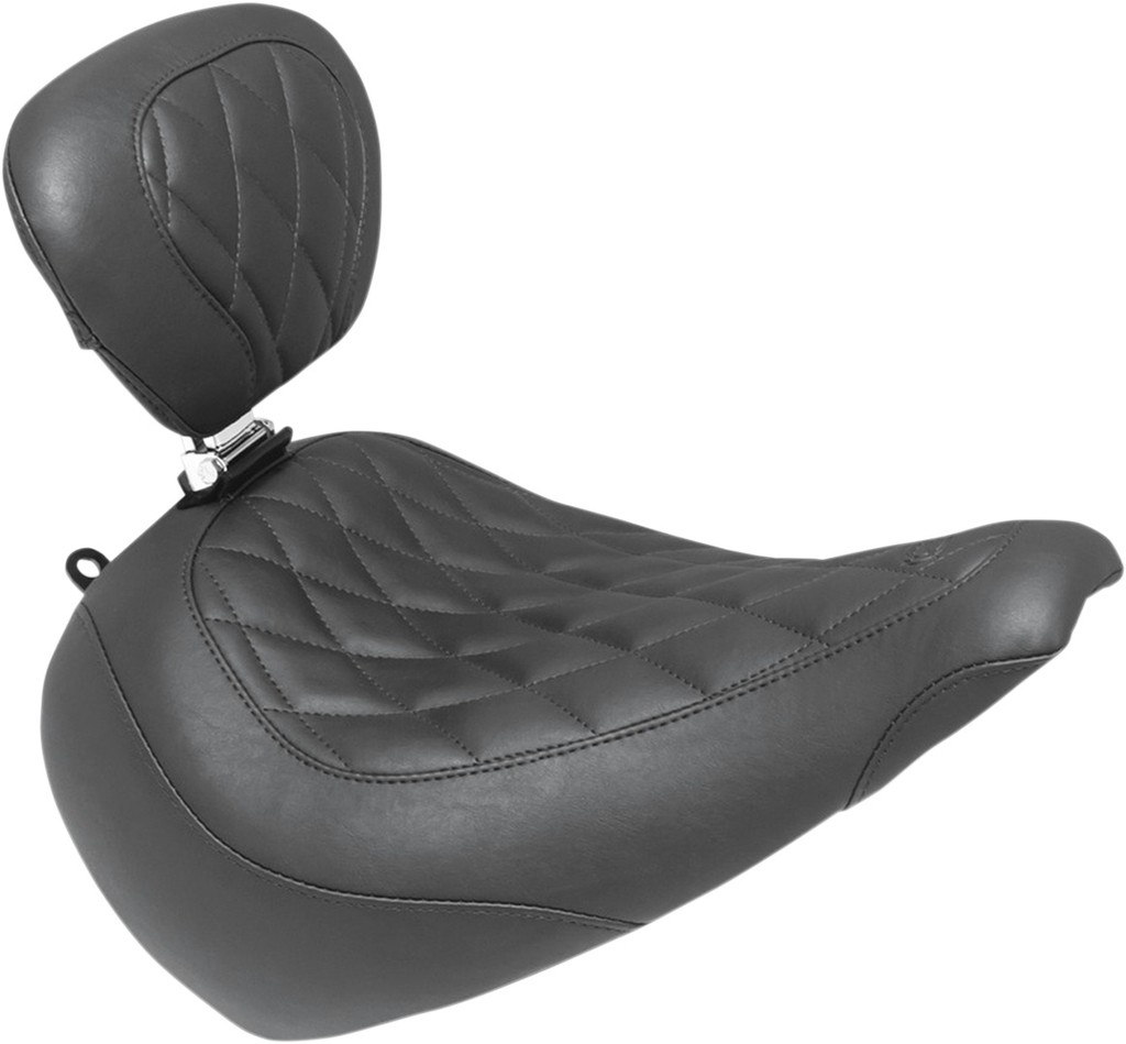 MUSTANG マスタング SEAT SOLO DBR WDTRPR DIAM [0802-1197] Softail Fat Boy FLFB HARLEY-DAVIDSON ハーレーダビッドソン シート シート関連 外装