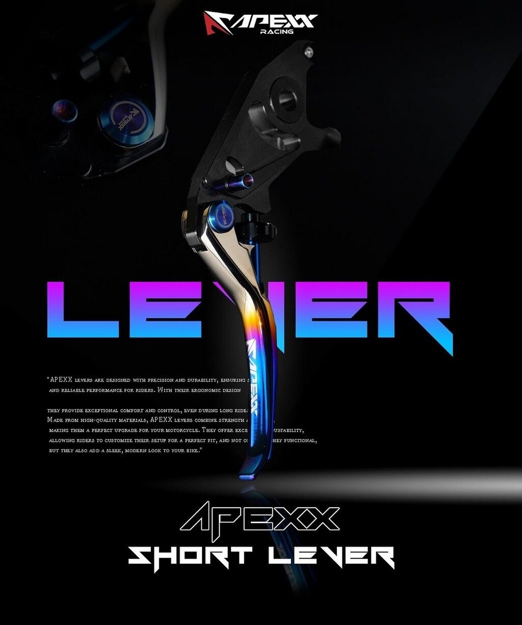 APEXX アペックス Titanium Forged Short Lever CBR500R (22-) HONDA ホンダ ブレ...