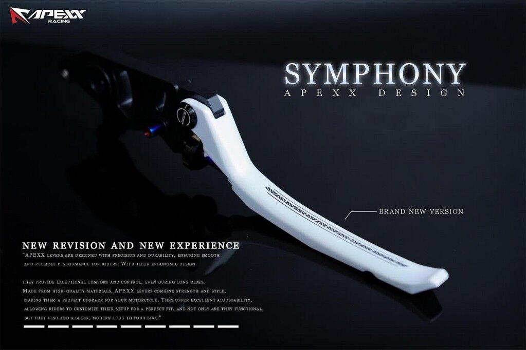 APEXX アペックス Iridescent White Lever GIXXER 250/150 SF 150 250 SUZUKI スズキ ブレーキレバー ハンドル周辺パーツ ハンドル