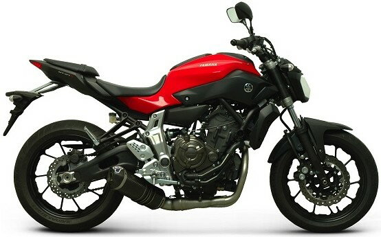 TERMIGNONI テルミニョーニ 2x1フルエキゾースト カーボンサイレンサー MT-07 XSR700