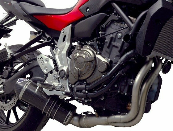 TERMIGNONI テルミニョーニ 2x1フルエキゾースト カーボンサイレンサー MT-07 XSR700