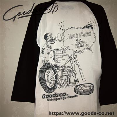 GOODS ���å� BADASS RAG 3��4 ���꡼��T����� T����� ���ѥ��