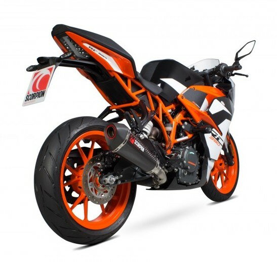 SCORPION スコーピオン セルケトテーパー スリップオンマフラー RC390 KTM マフラー