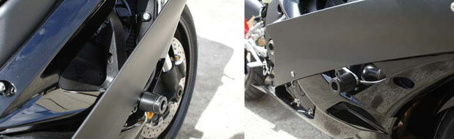 R&G (アールアンドジー ) エアロクラッシュプロテクター ホワイト YZF-R7 RG-CP0540WH