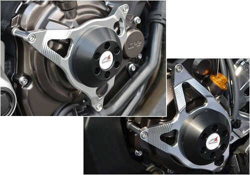 ■商品概要セット内容：クラッチスライダー、ジェネレータースライダー■詳細説明レーシングスライダーの2点セット。■注意点※ジュラコン?はポリプラスチックス株式会社の日本その他の国の登録商標です。※適合車種については、同一車種であっても年式により適合しない製品もございます。適合年式の表記がない製品や、モデルチェンジのあった車種については、ご購入前に適合可否についてお問い合わせください。※画像はジュラコン?カラー：ブラックになります。※メーカー都合により商品の仕様変更がある場合がございます。ご了承ください。　※受注生産品です。■適合車種MT-07&ensp;MT-07