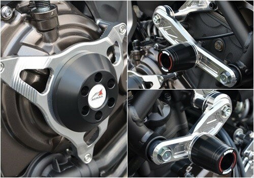 AGRAS アグラス レーシングスライダーセット MT-07 YAMAHA ヤマハ エンジンスライダー・フレームスライ..