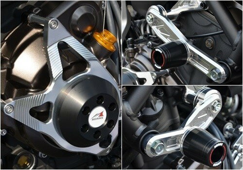 AGRAS アグラス レーシングスライダーセット MT-07 YAMAHA ヤマハ エンジンスライダー・フレームスライ..