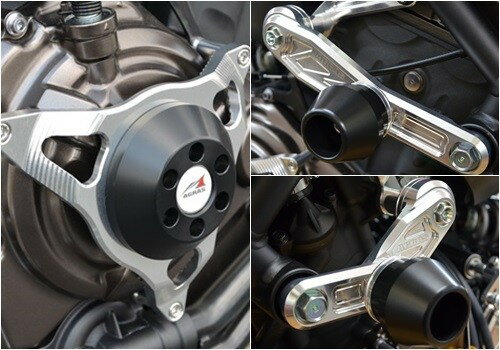 AGRAS アグラス レーシングスライダーセット MT-07 YAMAHA ヤマハ エンジンスライダー・フレームスライ..