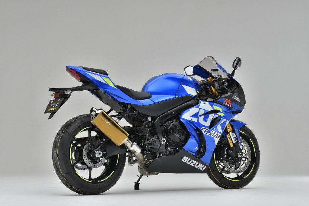 YAMAMOTO RACING ヤマモトレーシング SPEC-A スリップオンマフラー TYPE-S GSX-R1000R SUZUKI スズキ マフラー サイレンサーカラー：ゴールド(陽極酸化処理)