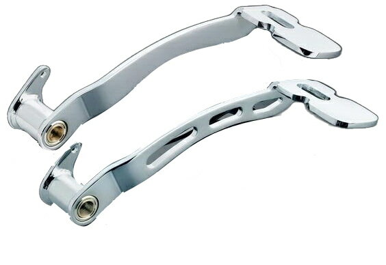 Kuryakyn クリアキン ブレーキペダル FLHT ElectraGlide [エレクトラグライド] 97-07 FLTR RoadGlide [ロードグライド] FLHTX StreetGlide [ストリートグライド] FLHR RoadKing [ロードキング] FLST HeritageSoftail [ヘリテイジソフテイル] 87-12 ステップ 足回り