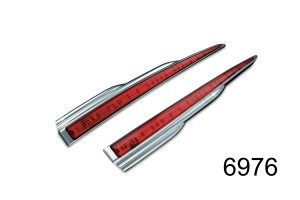 Kuryakyn クリアキン Rear Light Bars[リアライトバー] 09-17 FLHTCUTG Tri Glide Ultra Classic＆10-11 FLHXXX Street Trike HARLEY-DAVIDSON ハーレーダビッドソン その他汎用外装部品・ドレスアップパーツ 外装