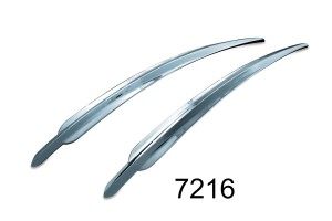 Kuryakyn クリアキン Tri-Line インナーフェアリングカバープレート Top Fender Accents Street Glides Road Kings Electra 14-17 HARLEY-DAVIDSON ハーレーダビッドソン インナーカウル・インナーパネル 外装