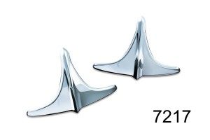 Kuryakyn クリアキン Tri-Line インナーフェアリングカバープレート Leading Edge Rear Fender Accent Street Glides Road Kings Electra 14-17 HARLEY-DAVIDSON ハーレーダビッドソン インナーカウル・インナーパネル 外装