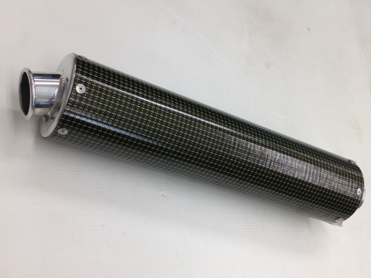 K-FACTORY ケイファクトリー クワトロサイレンサー 補修・汎用サイレンサー サイズ：B：110mm C：450mm D：42.7mm マフラー