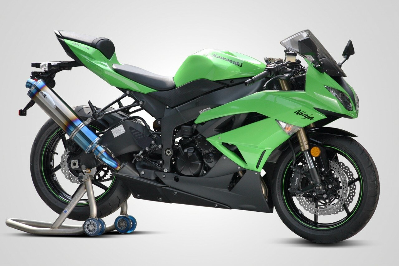K-FACTORY ケイファクトリー FRC チタン スリップオン 1本出し ZX-6R KAWASAKI カワサキ スリップオンマフラー マフラー
