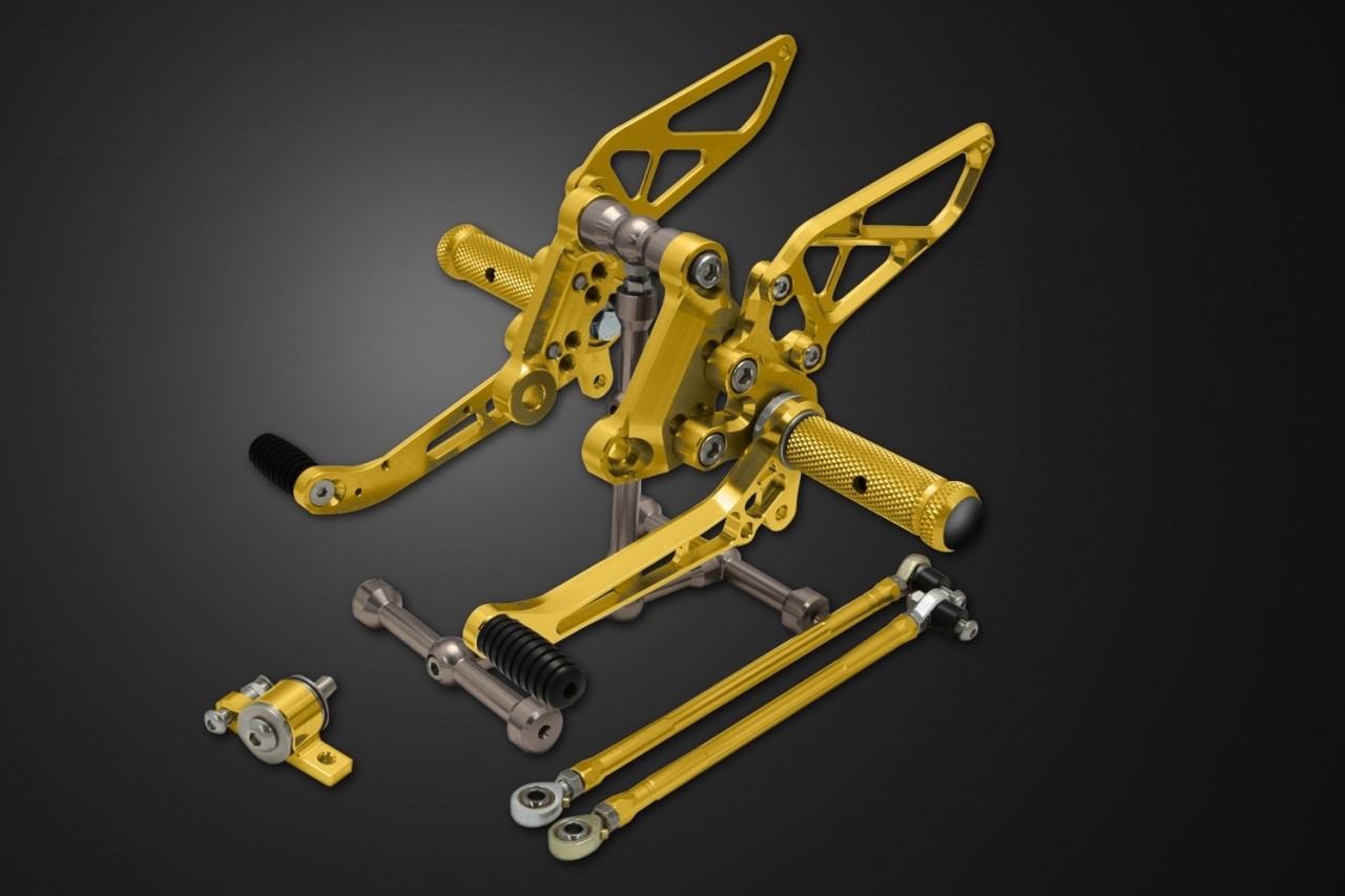 K-FACTORY ケイファクトリー ライディングステップ SuperBike 1198 1098 848 DUCATI ドゥカティ バックステップ ステップ 足回り