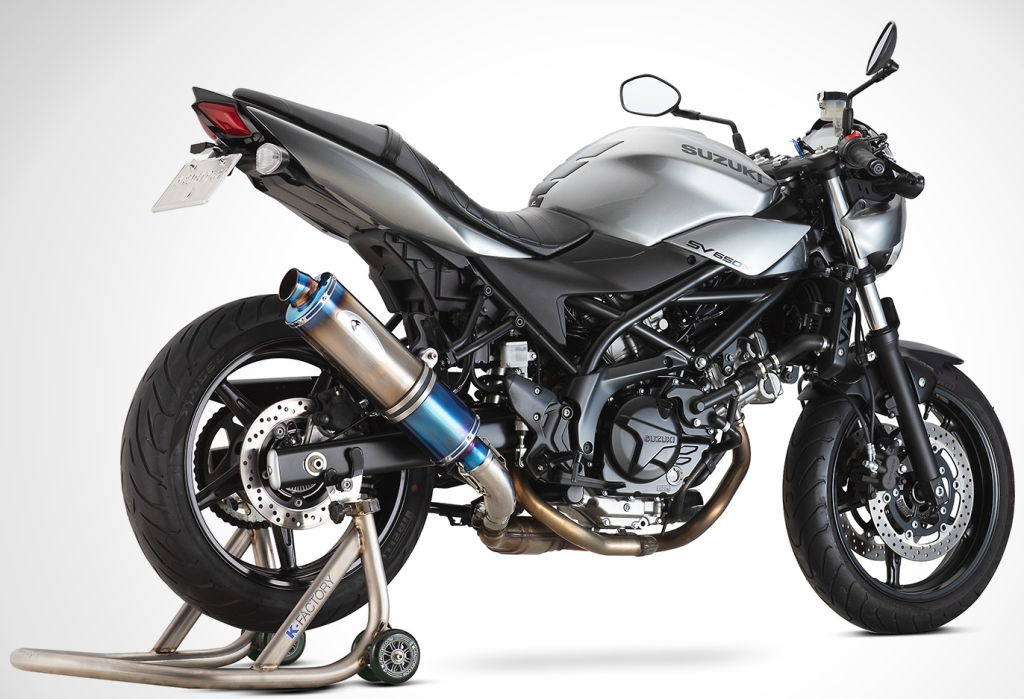 K-FACTORY ケイファクトリー FRC スリップオンマフラー(JMCA認証)オーバルタイプ SV650 SV650X SUZUKI スズキ スリップオンマフラー マフラー