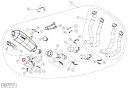 AKRAPOVIC アクラポビッチ 【リペアパーツ】P-HSK10SO1 heat shield ca NINJA H2 H2R KAWASAKI カワサキ マ...