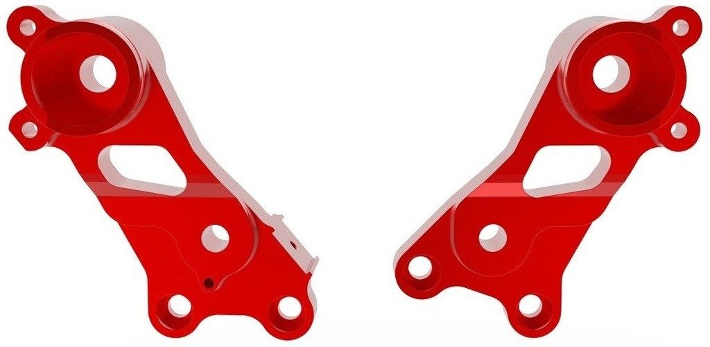 DUCABIKE (DBK) ドゥカバイク (ディービーケー) ステッププレートキット SCRAMBLER ICON FULL THROTTLE CAFE RACER NIGHTSHIFT DUCATI ドゥカティ その他ステップオプション・補修部品 ステップ 足回り