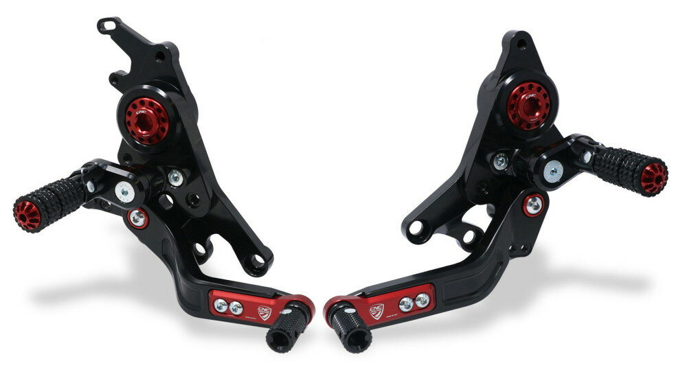 CNC Racing シーエヌシーレーシング アジャスタブル バックステップ ライダー HYPERMOTARD 821 SP 939 Hypermotard 950 Hyperstrada DUCATI ドゥカティ ステップ 足回り