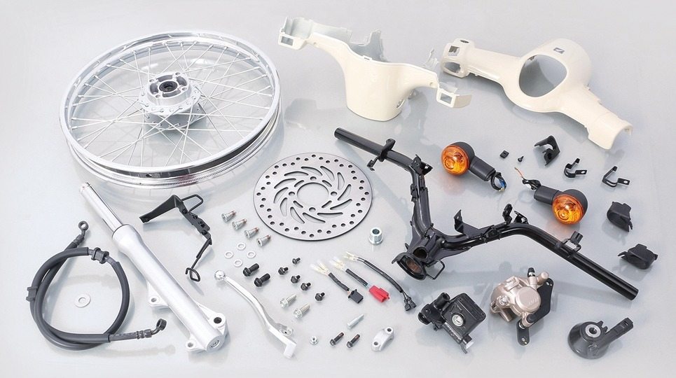 KITACO キタコ フロントディスクキット スーパーカブ110 HONDA ホンダ ブレーキディスクローターキット ブレーキ カラー：ベージュ