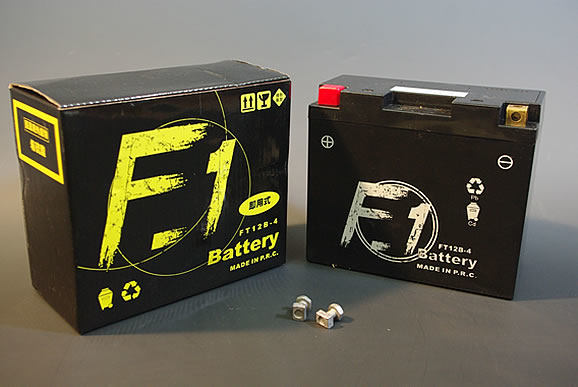 F1Battery F1バッテリー FT12B-4 MONSTER400s ZX-10R 【型式】ZXT00C 【始動方式】セル DUCATI ドゥカティ KAWASAKI カワサキ 鉛系バッテリー バッテリー関連