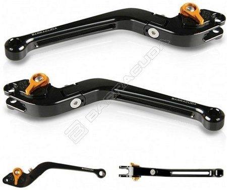 BARRACUDA バラクーダ ブレーキ-クラッチ-レバーキット 取り外し可能(ペア) Gladius GSR 600 750 GSX-R 1000 GSX-S SV 650 V-STROM SUZUKI スズキ ブレーキ・クラッチレバーセット ハンドル周辺パーツ ハンドル
