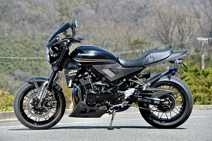 Magical Racing マジカルレーシング フロントフェンダー Z900RS SE KAWASAKI カワサキ フェンダー関連 外装 タイプ：綾織りカーボン製 / MagiVeilセラミックコーティング：なし 3