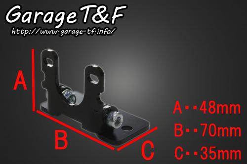 Garage T&F ガレージ サイドナンバーキット専用 丸型テールランプLEDクリアーレン...