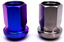 βTITANIUM ベータチタニウム ホイールナットロング用エンドキャップ その他ホイールオプション・補修部品 ホイール関連 足回り 表面処理:陽極酸化処理(ウッドブラウン)