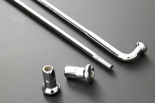 PMC ピーエムシー Z/KZ メッキスポークセット 750SS マッハIV H2 Z1 900SUPER4 Z2 750RS/Z750FOUR KAWA..