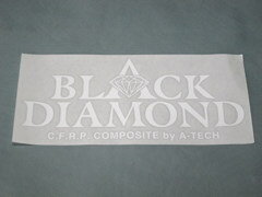 A-TECH エーテック ブラックダイヤモンドステッカー(大) ステッカー・デカール 外装