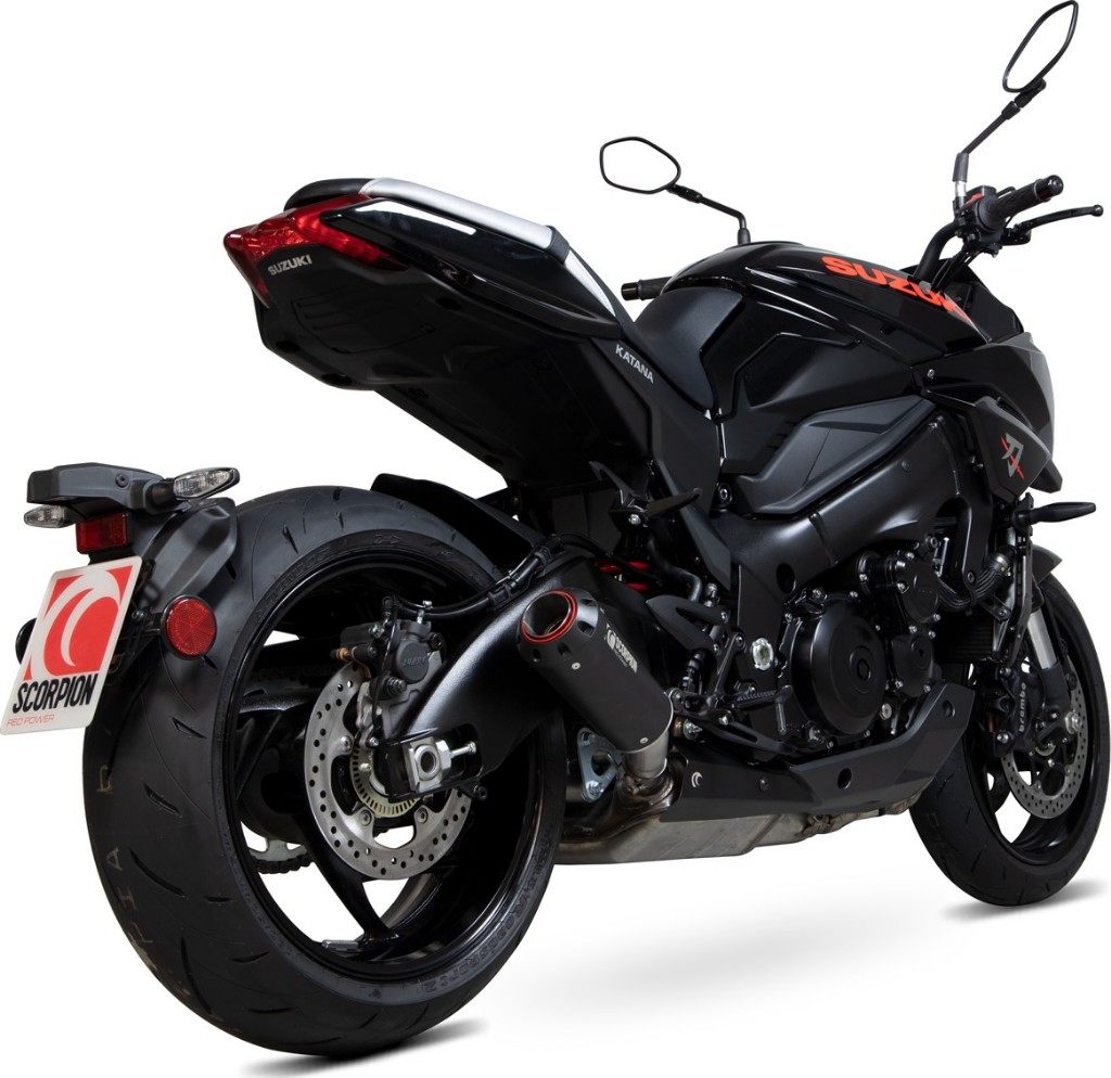 SCORPION スコーピオン レッドパワー スリップオンマフラー GSX-S1000 Katana SUZUKI スズキ マフラー