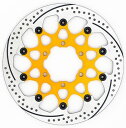 SUNSTAR サンスター プレミアムレーシング 'ホール&スリットタイプ' フロントディスクローター 125 DUKE 250 390 RC KTM ブレーキディスクローター ブレーキ フローティングタイプ:フルフローティング / フローティングピンカラー:ハードアルマイト(2)