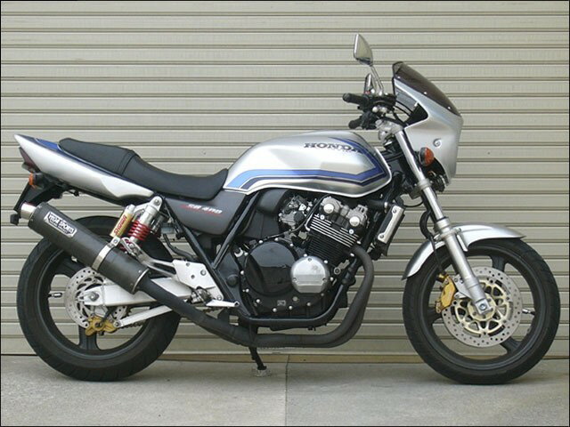 CHIC DESIGN シックデザイン ロードコメット CB400スーパーフォア HONDA ホンダ ビキニカウル カウル関連 外装 スクリーンカラー：スモーク / カラー：パールシャイニングイエロー