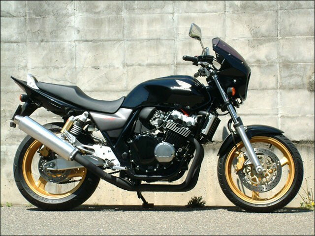 CHIC DESIGN シックデザイン ロードコメット CB400スーパーフォア HONDA ホンダ ビキニカウル カウル関連 外装 スクリーンカラー：クリア / カラー：キャンディタヒチアンブルー