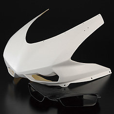 de LIGHT ディライト レーシーングアッパーカウル 1098 1098S 1098R 1198 1198S 848 DUCATI ドゥカティ アッパーカウル・フロントカウル カウル関連 外装