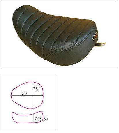 K＆H ケイアンドエイチ そら豆LOW タック SPORTSTER [スポーツスター] 04-06 HARLEY-DAVIDSON ハーレーダビッドソン シート シート関連 外装